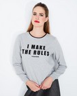 Sweaters - Grijze glittersweater Katja Retsin