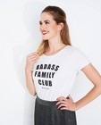 T-shirts - Wit T-shirt met print Katja Retsin