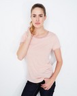 T-shirts - Roze biokatoenen T-shirt