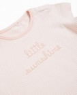 T-shirts - Roze gestreept T-shirt