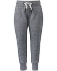Pantalon sport molletonné - gris clair chiné - JBC
