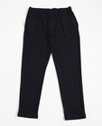 Broeken - Nachtblauwe pinstripe pantalon