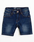 Donkerblauwe jeansshort - van sweat denim - JBC