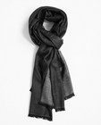 Zwarte sjaal - met metaaldraad - JBC
