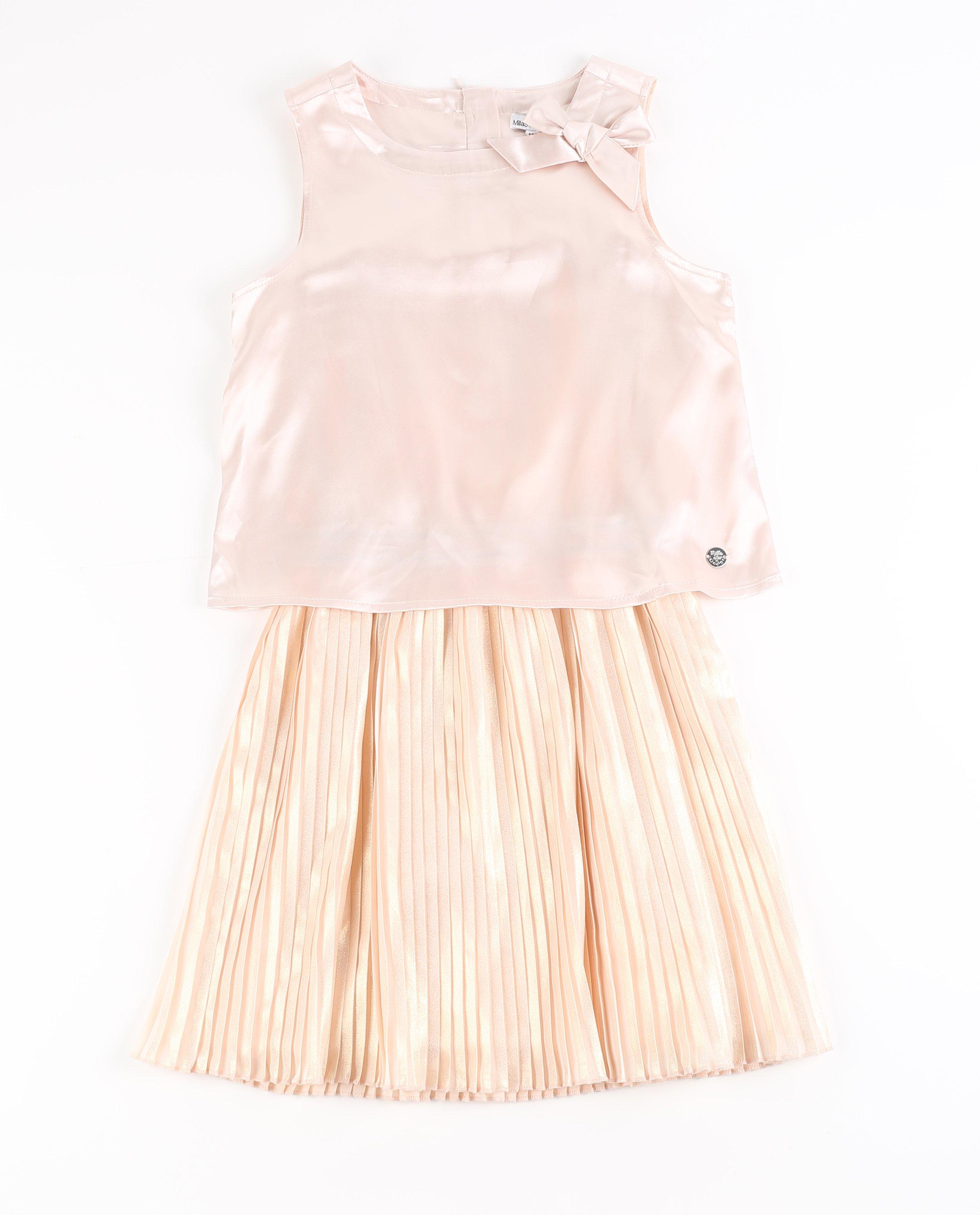 Kleedjes - Jurk met tweedelige look