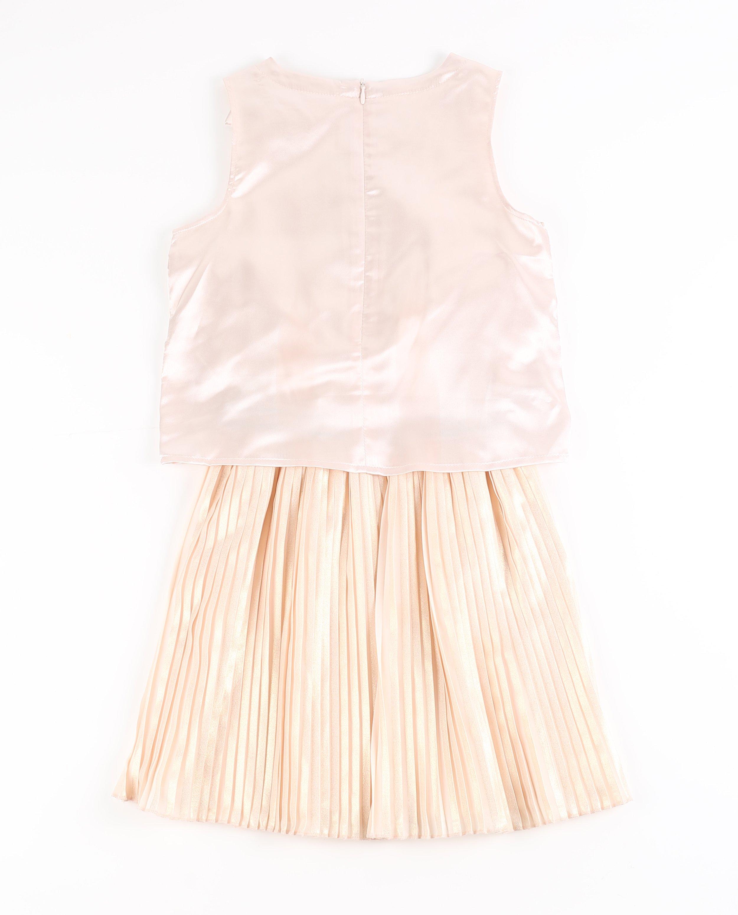 Kleedjes - Jurk met tweedelige look