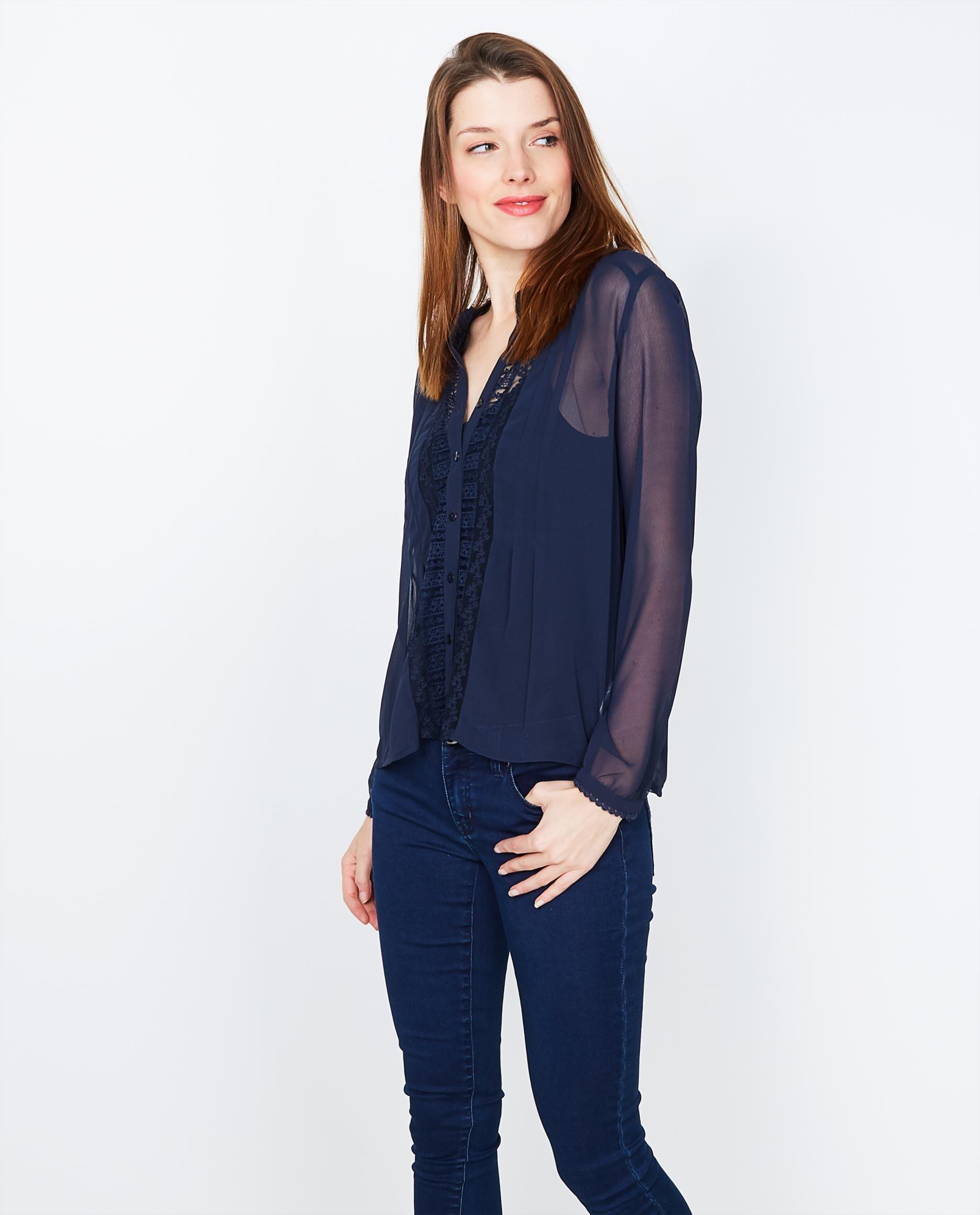 Hemden - See-through blouse