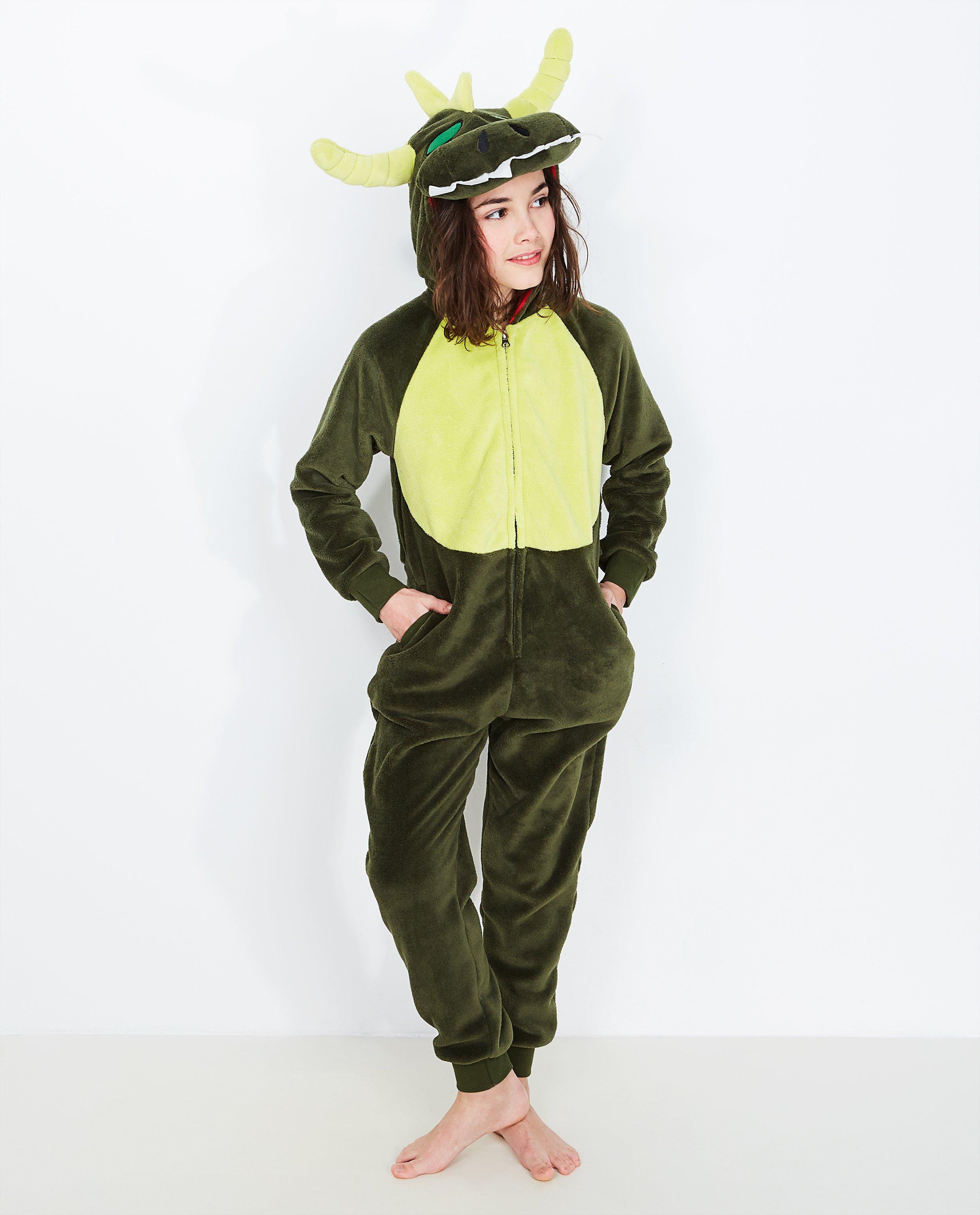 Nachtkleding - Kaki onesie