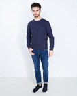 Nachtblauwe sweater - met spikkels - JBC
