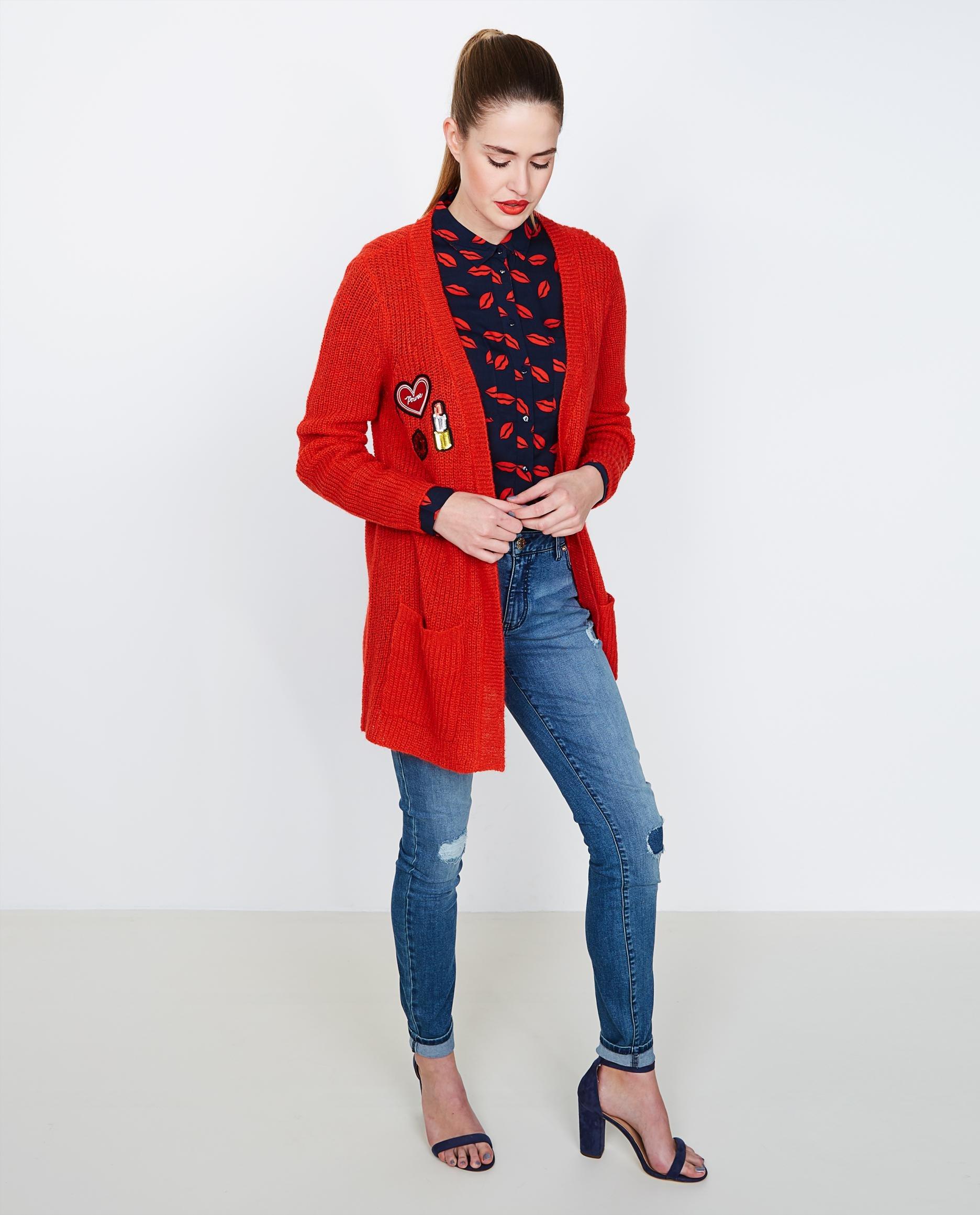 Gilet rouge feu - D&eacute;tails du produit - rouge - image num&eacute;ro 1