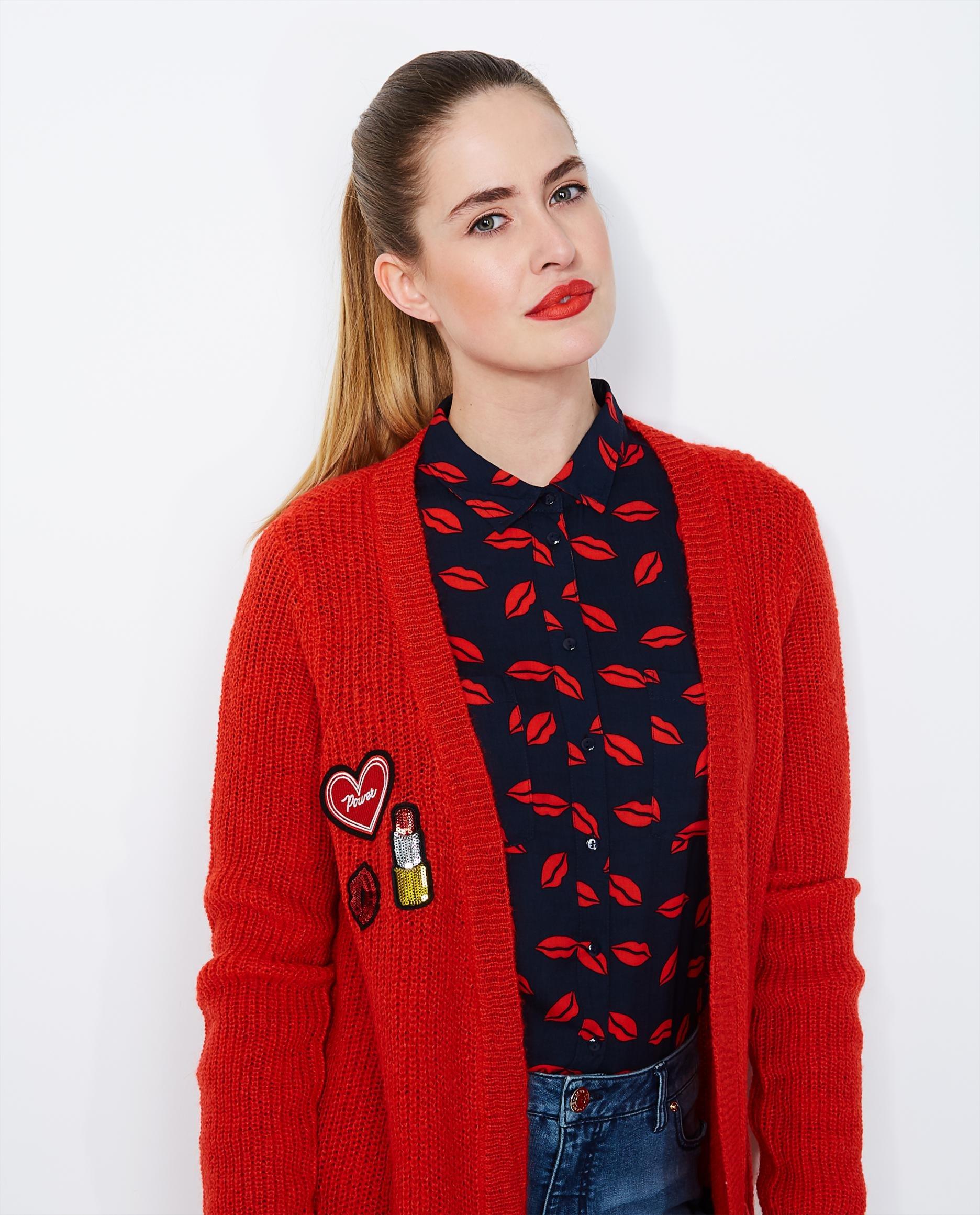 Gilet rouge feu - D&eacute;tails du produit - rouge - image num&eacute;ro 5