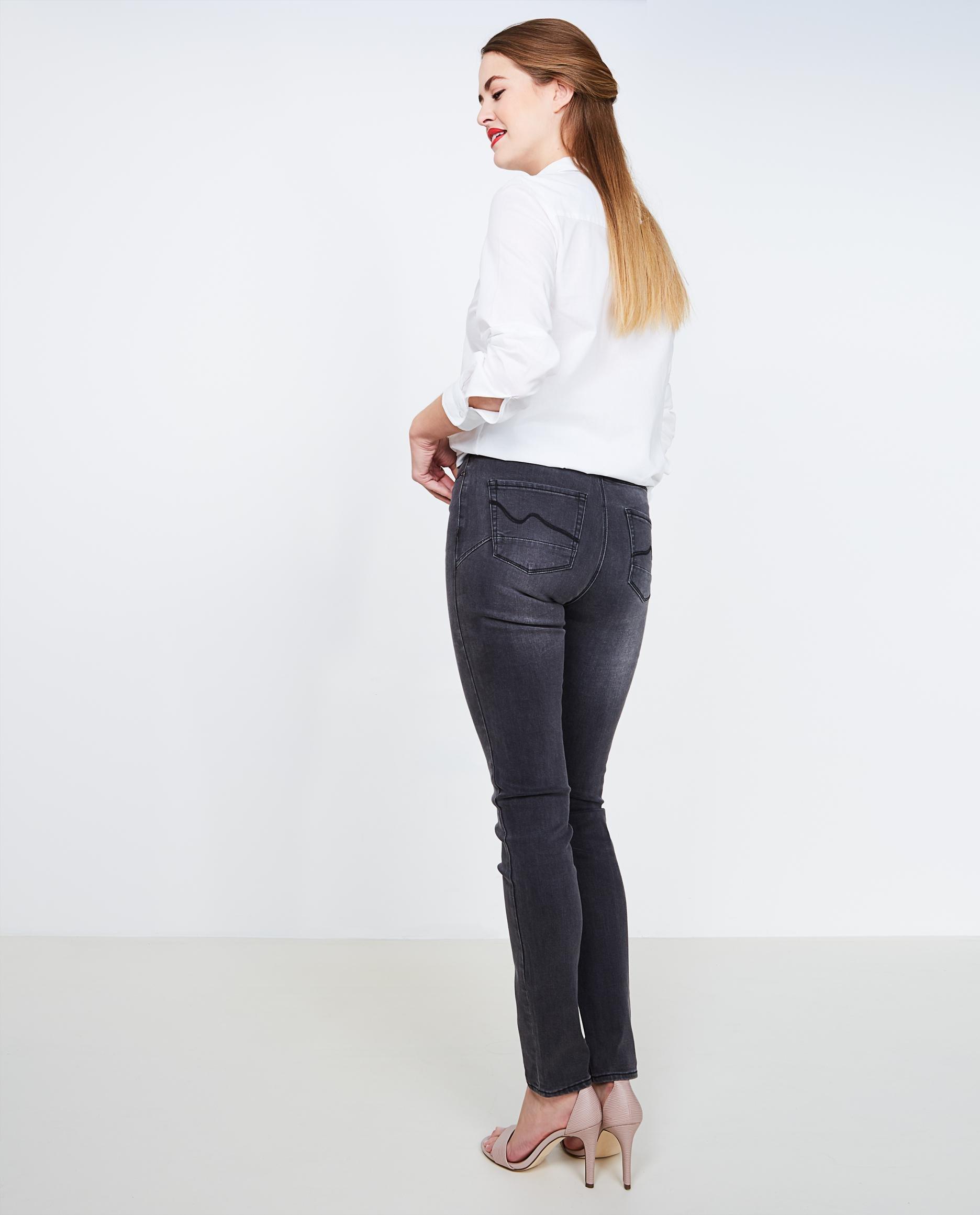 Jeans - Grijze slim jeans