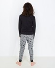 Zwart-grijze pyjama - met grappige print - JBC