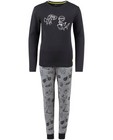 Nachtkleding - Zwart-grijze pyjama