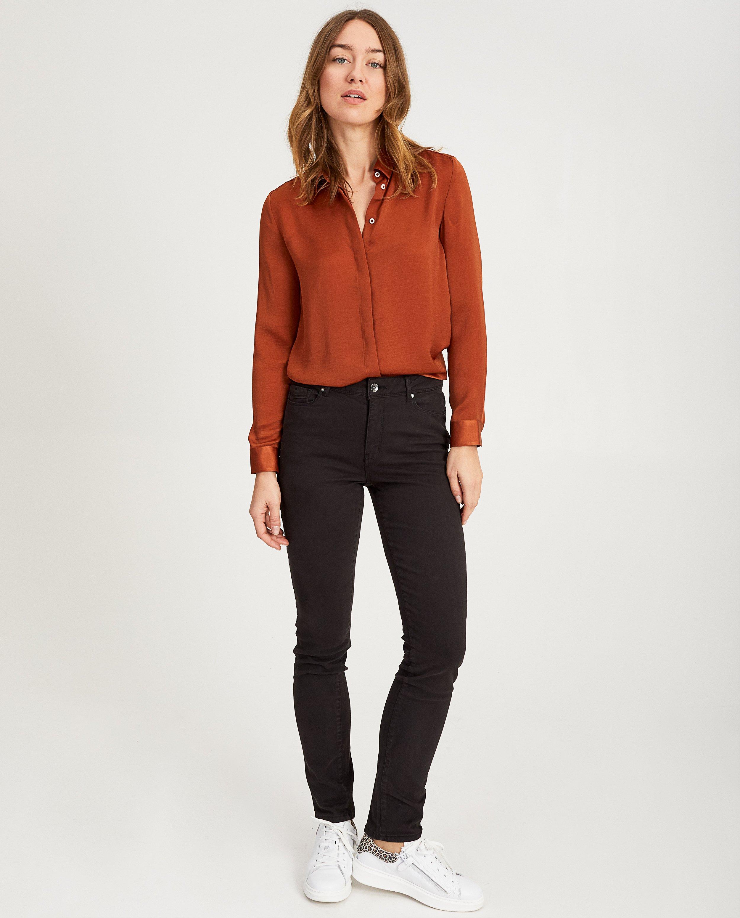 Zwarte slim fit jeans FENNA - Product Detail - zwart - afbeelding nummer 1