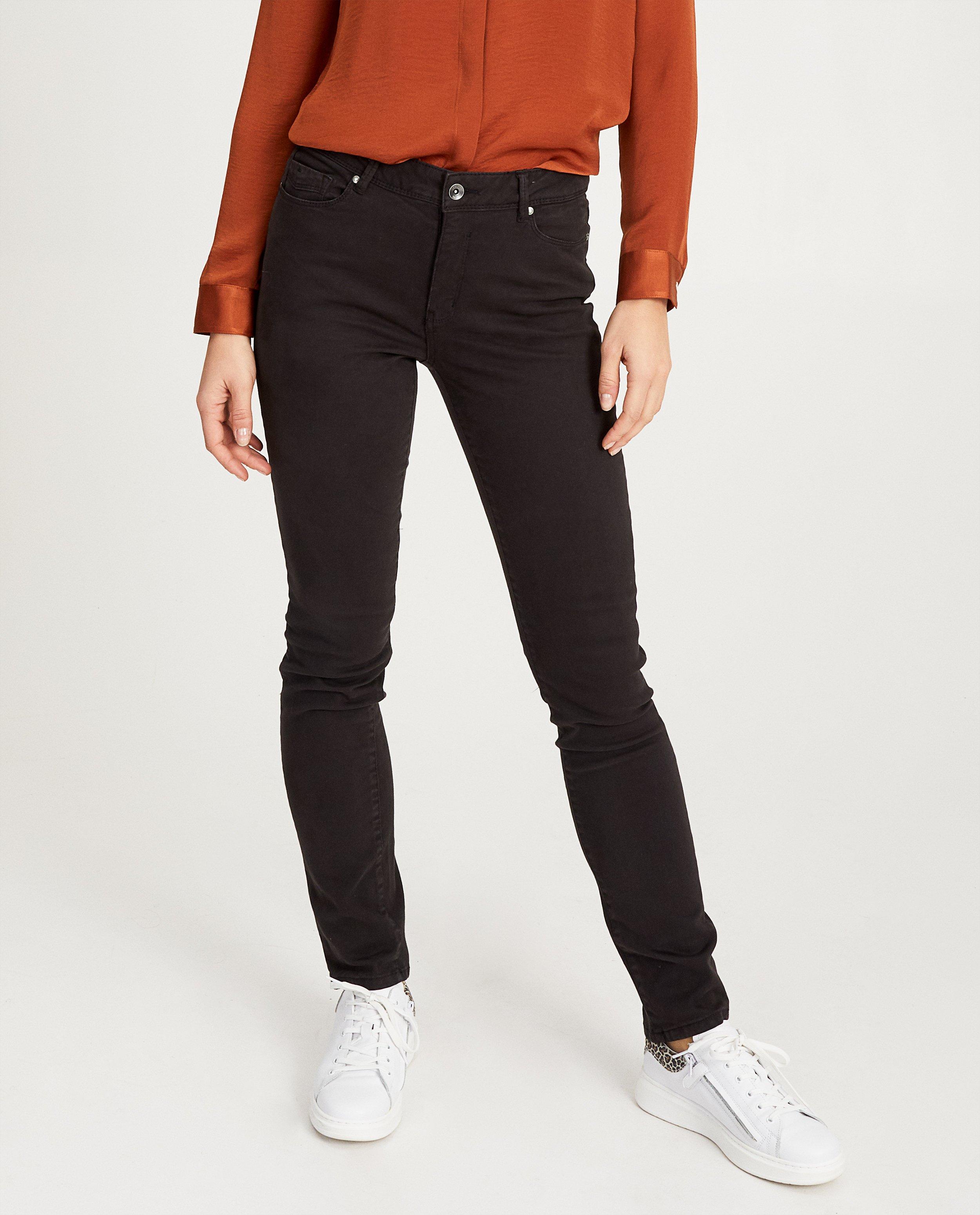 Zwarte slim fit jeans FENNA - Product Detail - zwart - afbeelding nummer 2