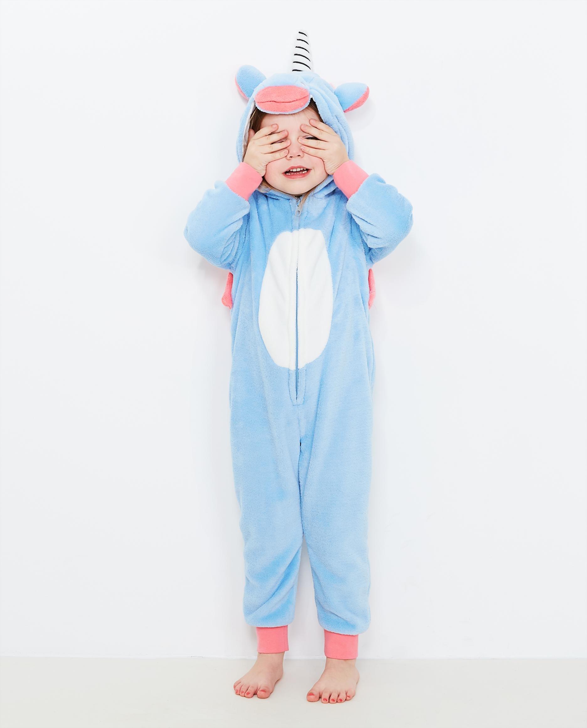 Eenhoorn onesie - in ijsblauw - JBC