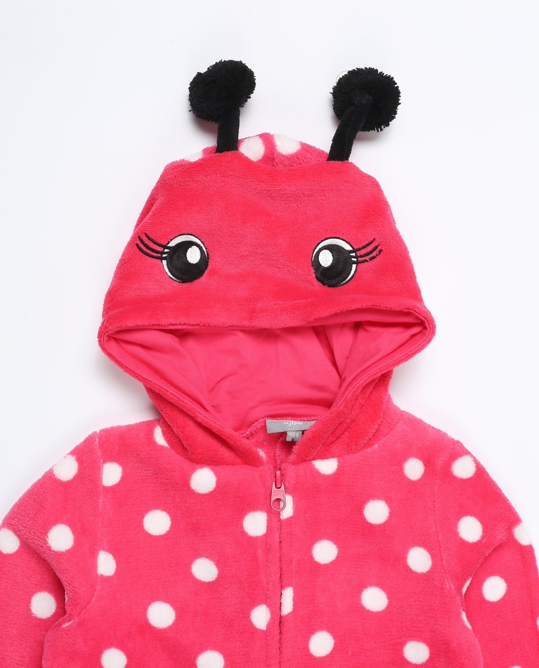 Nachtkleding - Fuchsiaroze onesie