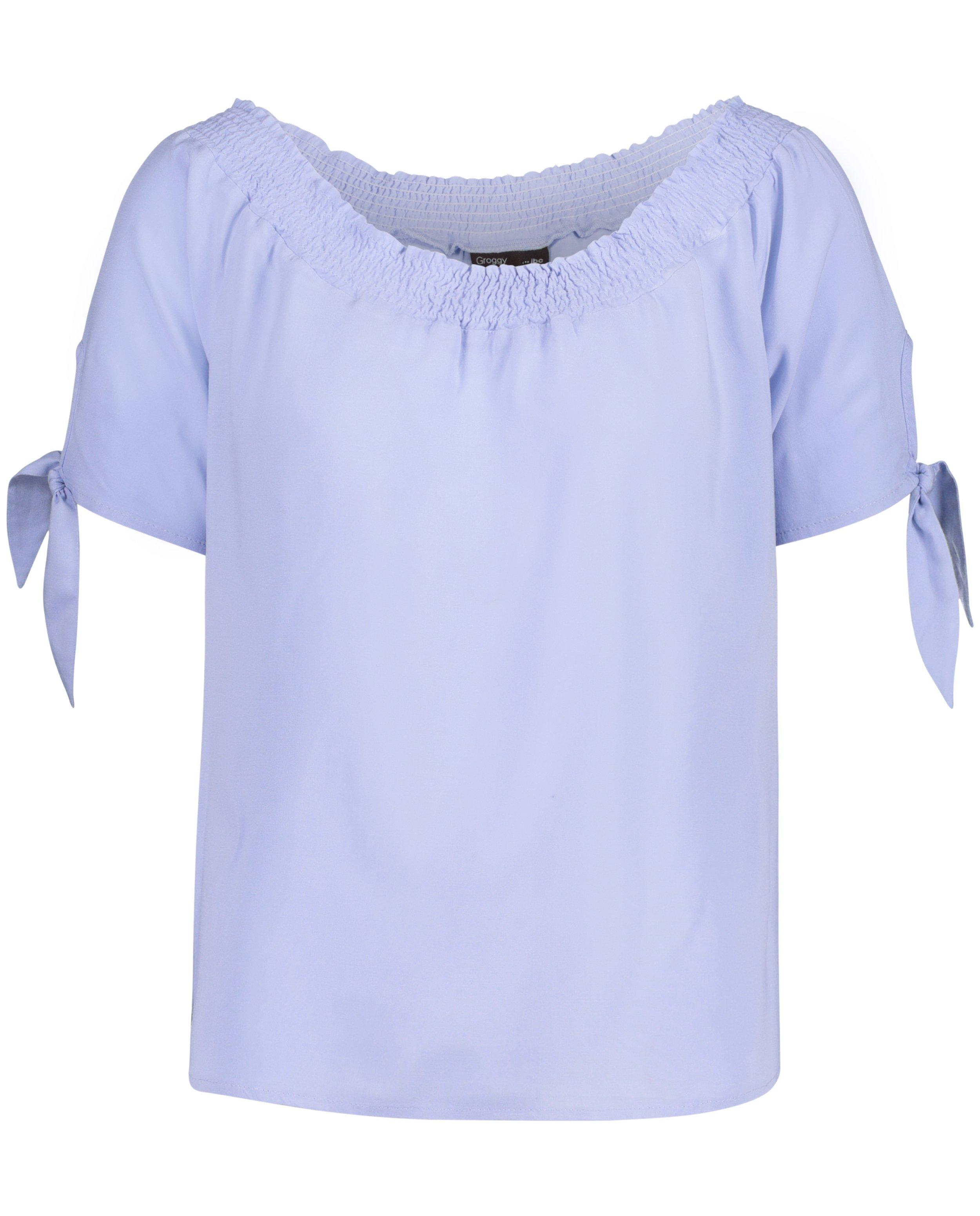 Off-shoulder blouse - Product Detail - lichtblauw - afbeelding nummer 5