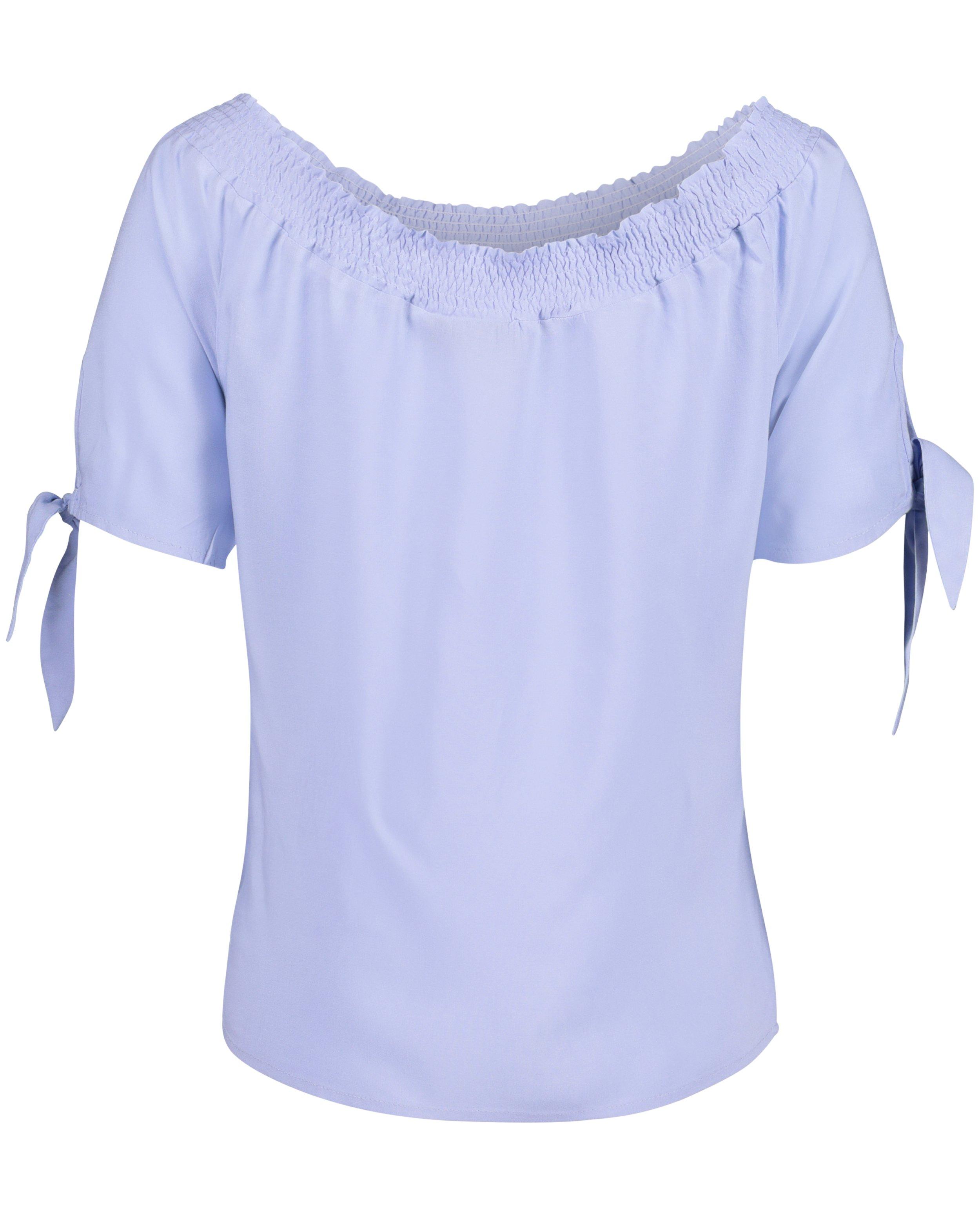 Off-shoulder blouse - Product Detail - lichtblauw - afbeelding nummer 6