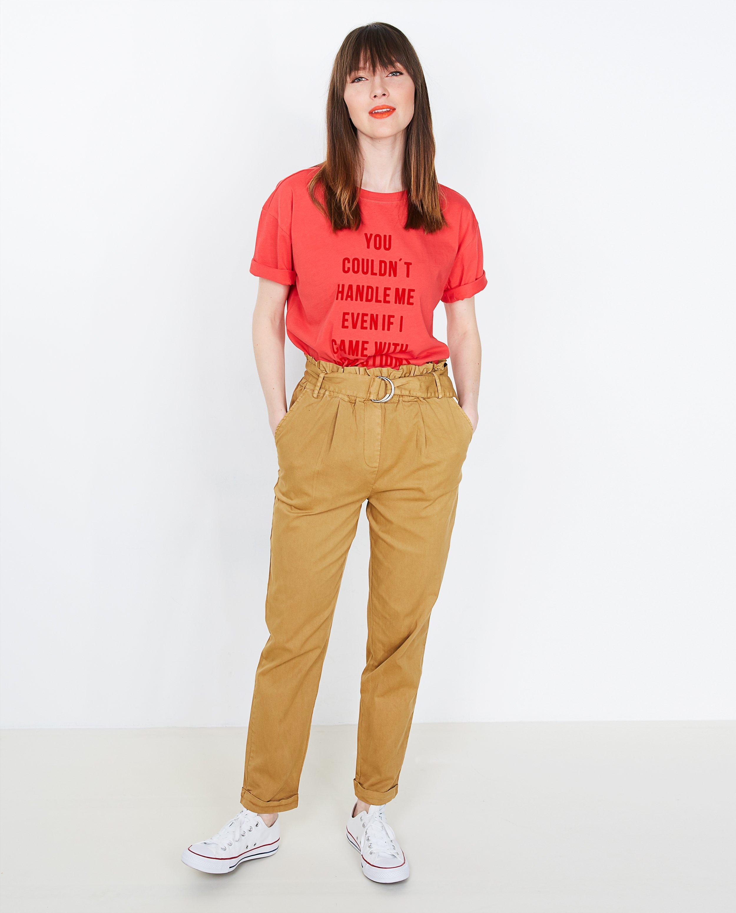 Koraalrood T-shirt - Soaked in Luxury - Soaked In Luxury