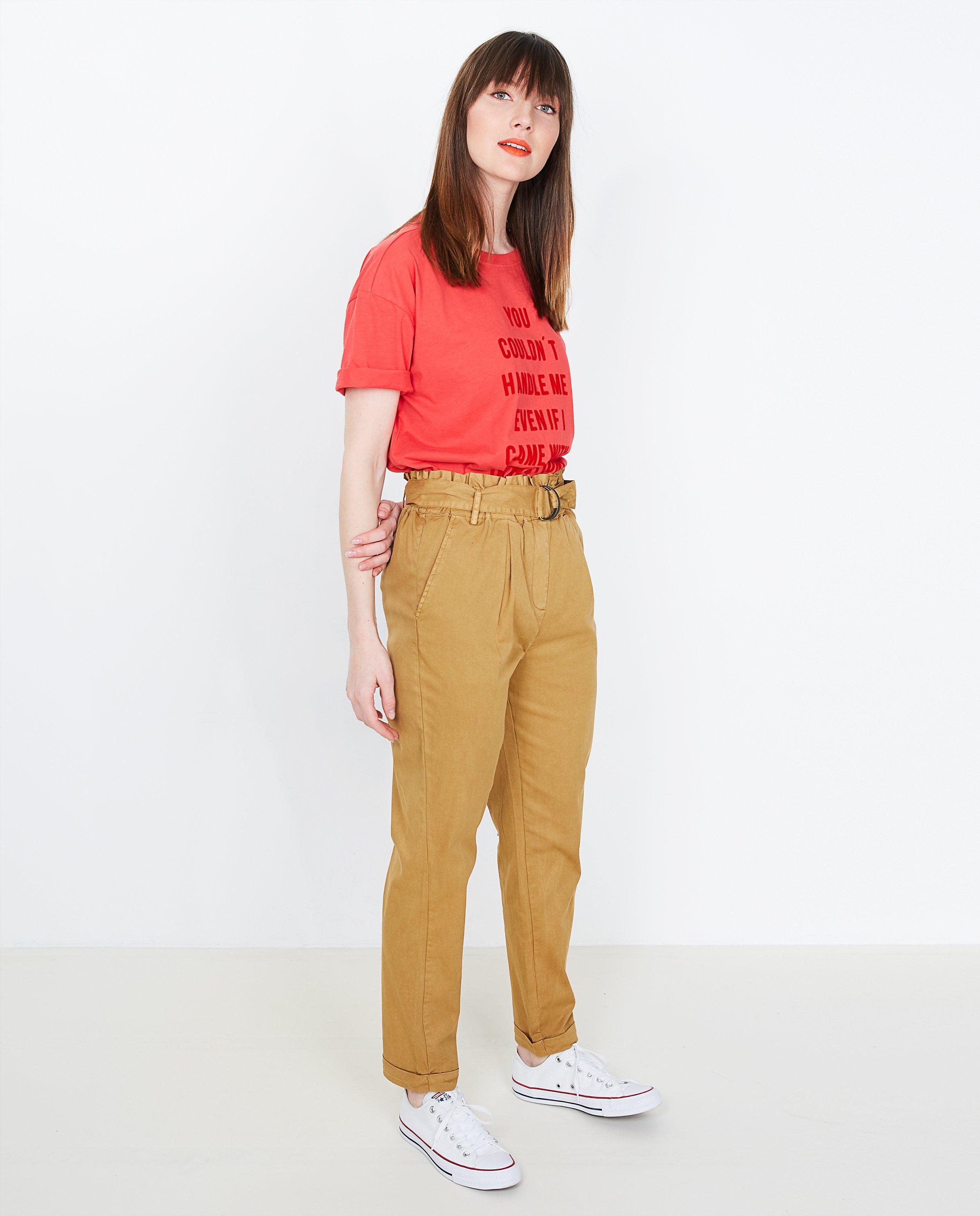 T-shirts - Koraalrood T-shirt