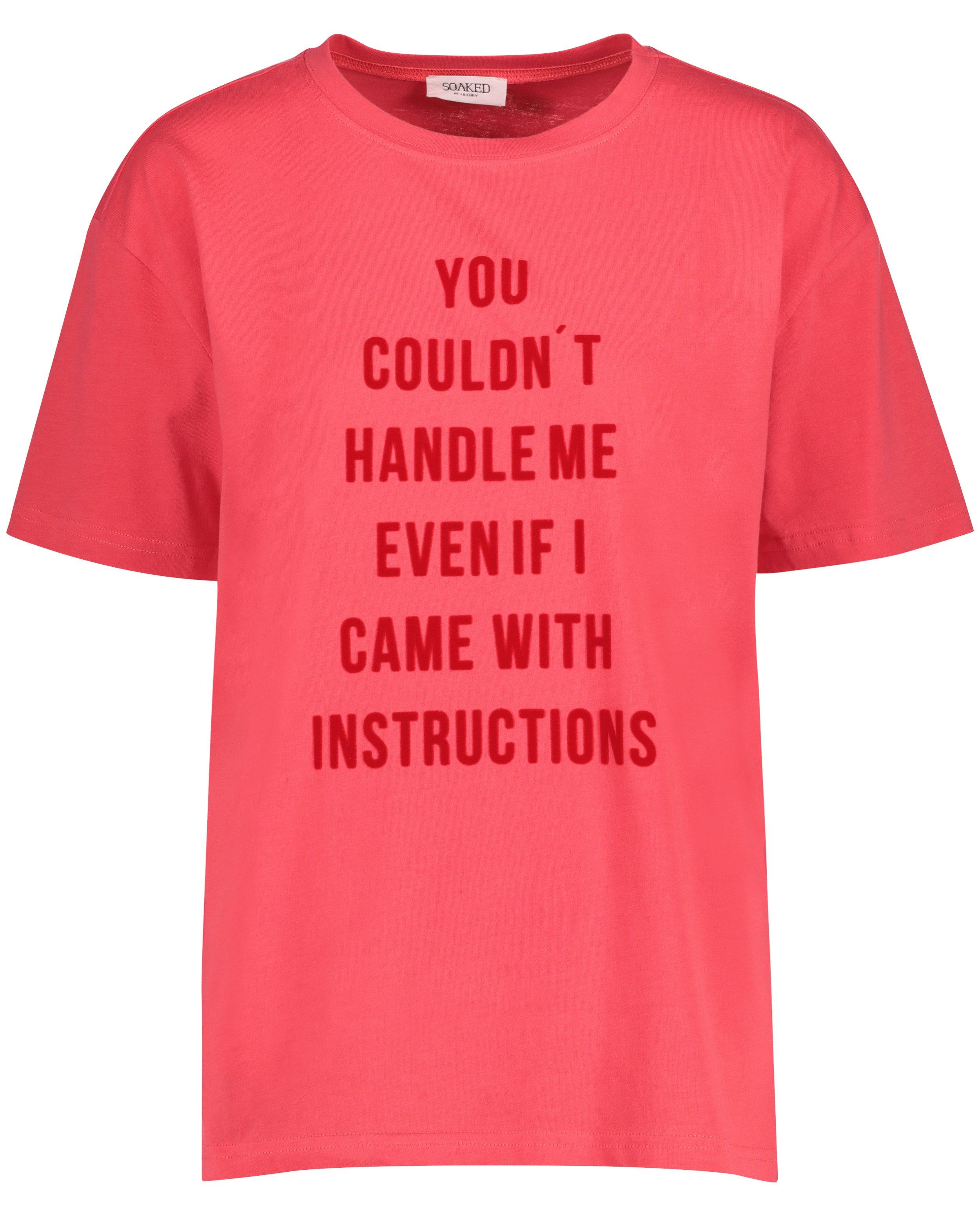 T-shirts - Koraalrood T-shirt