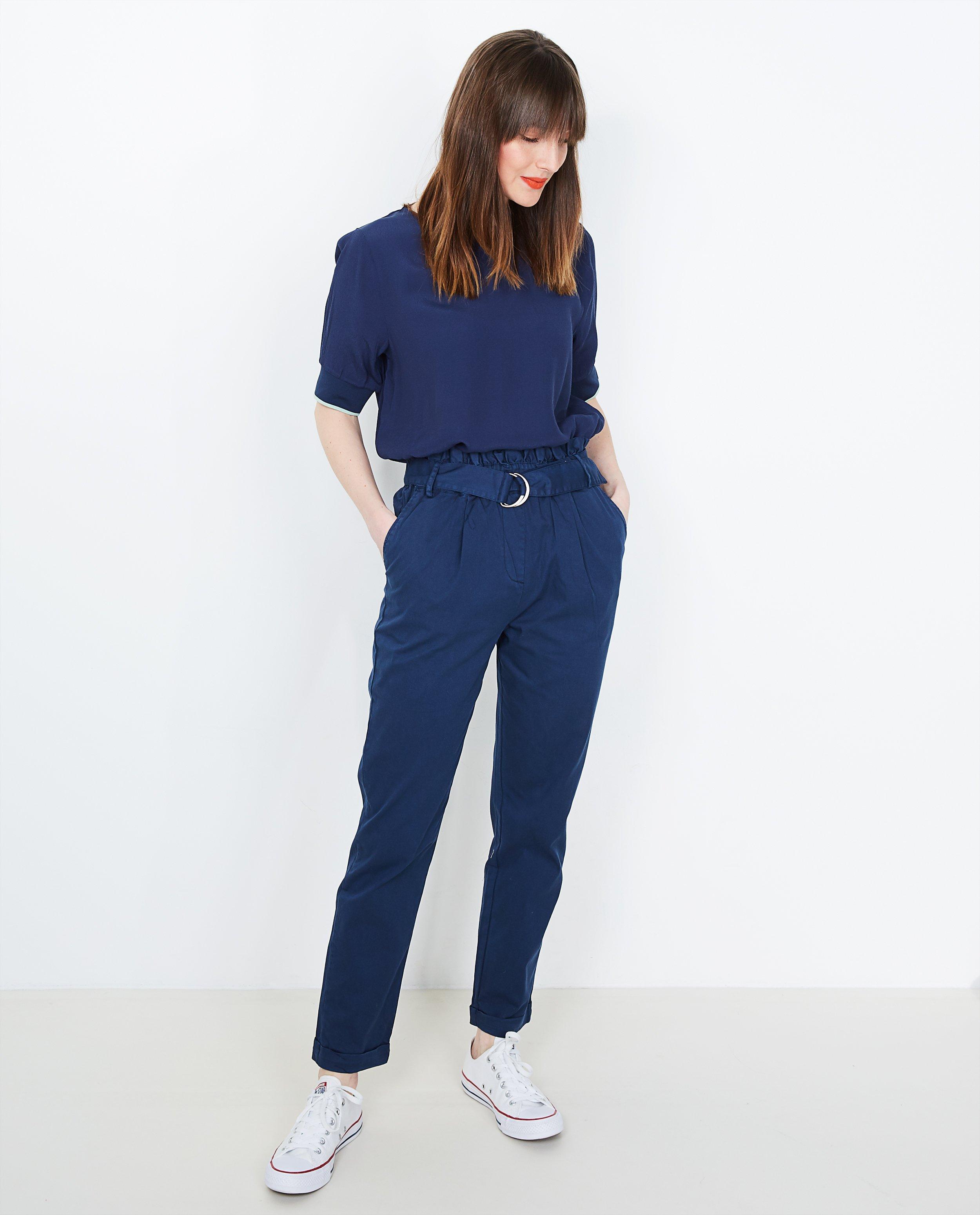 Hemden - Nachtblauwe blouse