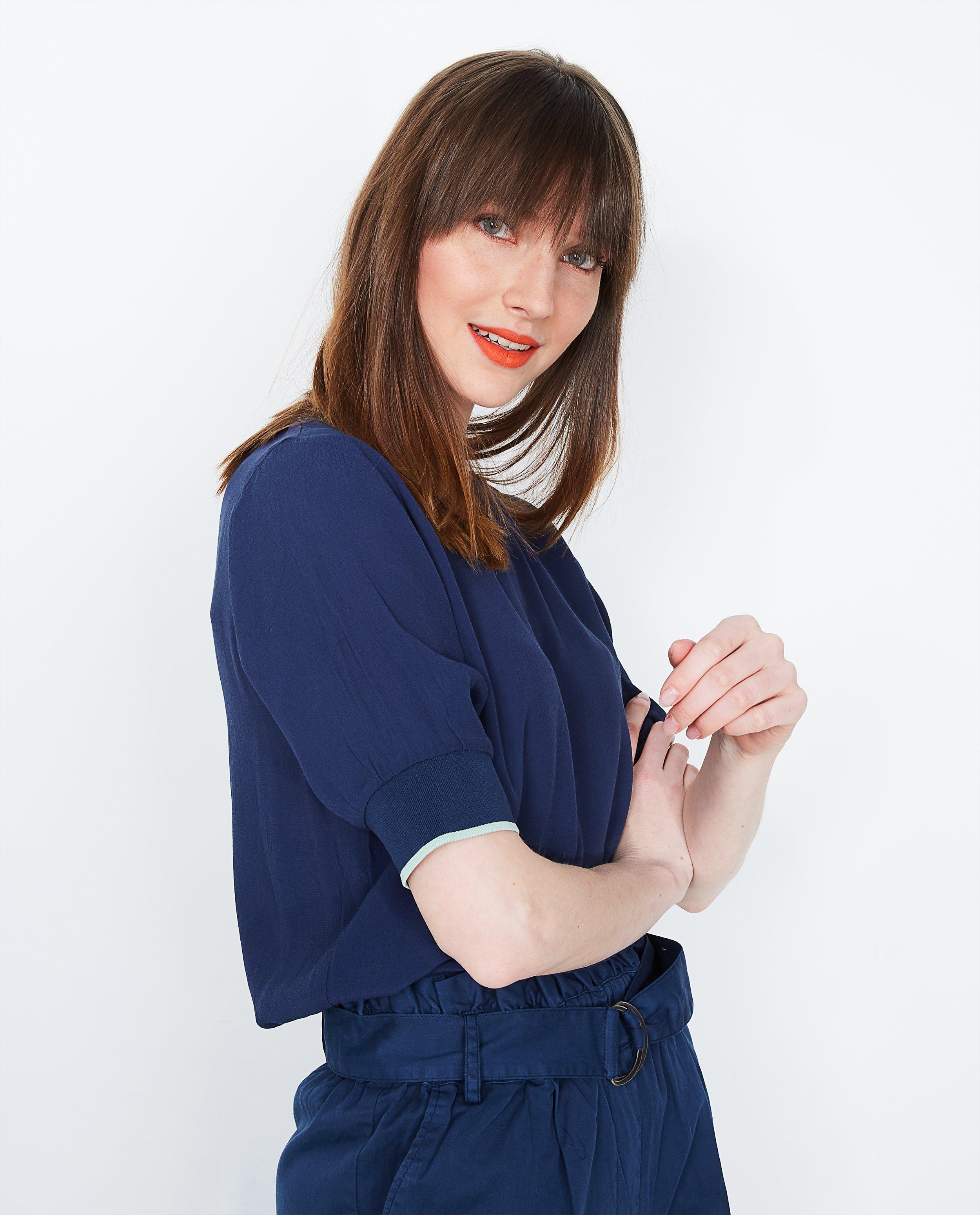 Hemden - Nachtblauwe blouse