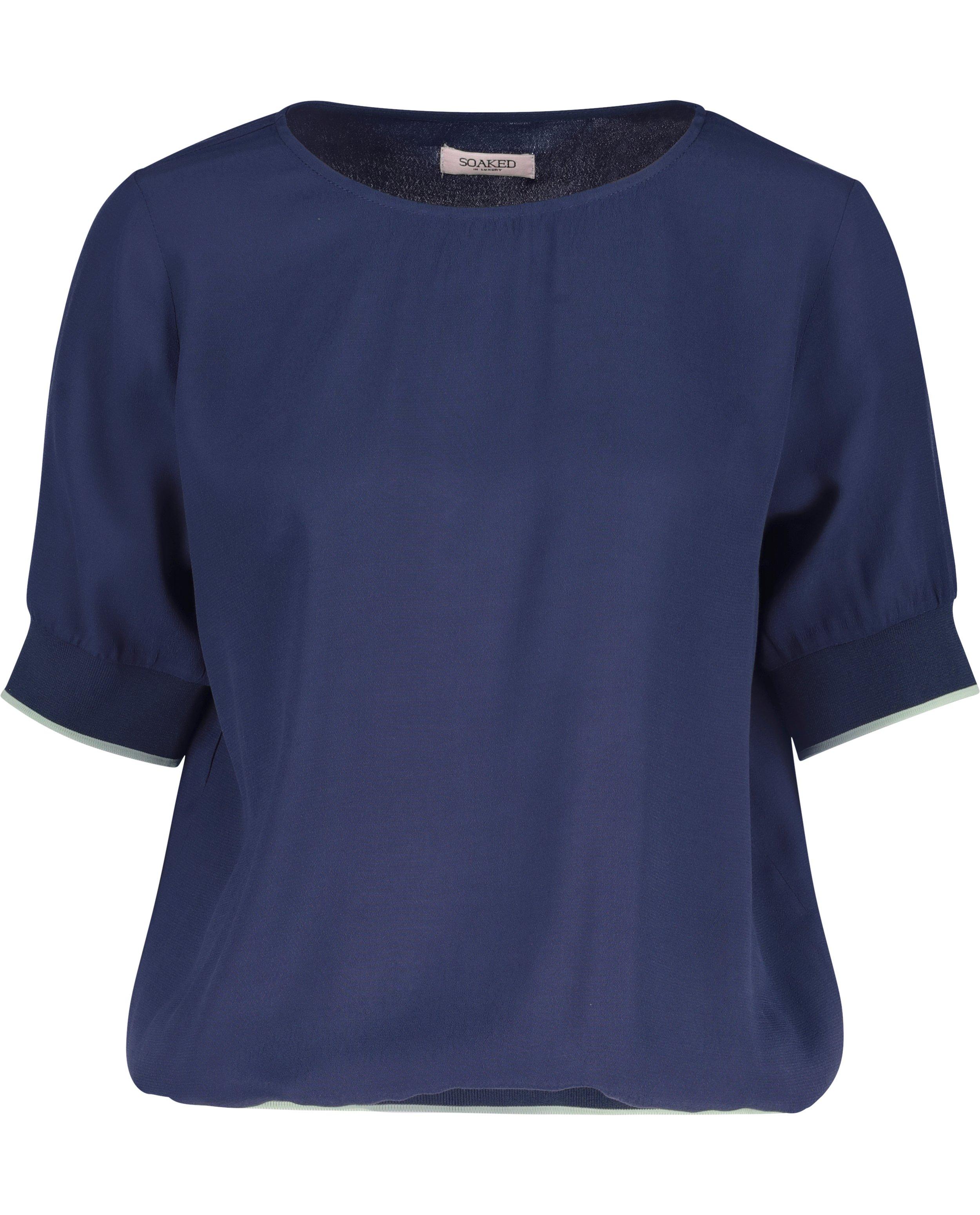 Hemden - Nachtblauwe blouse