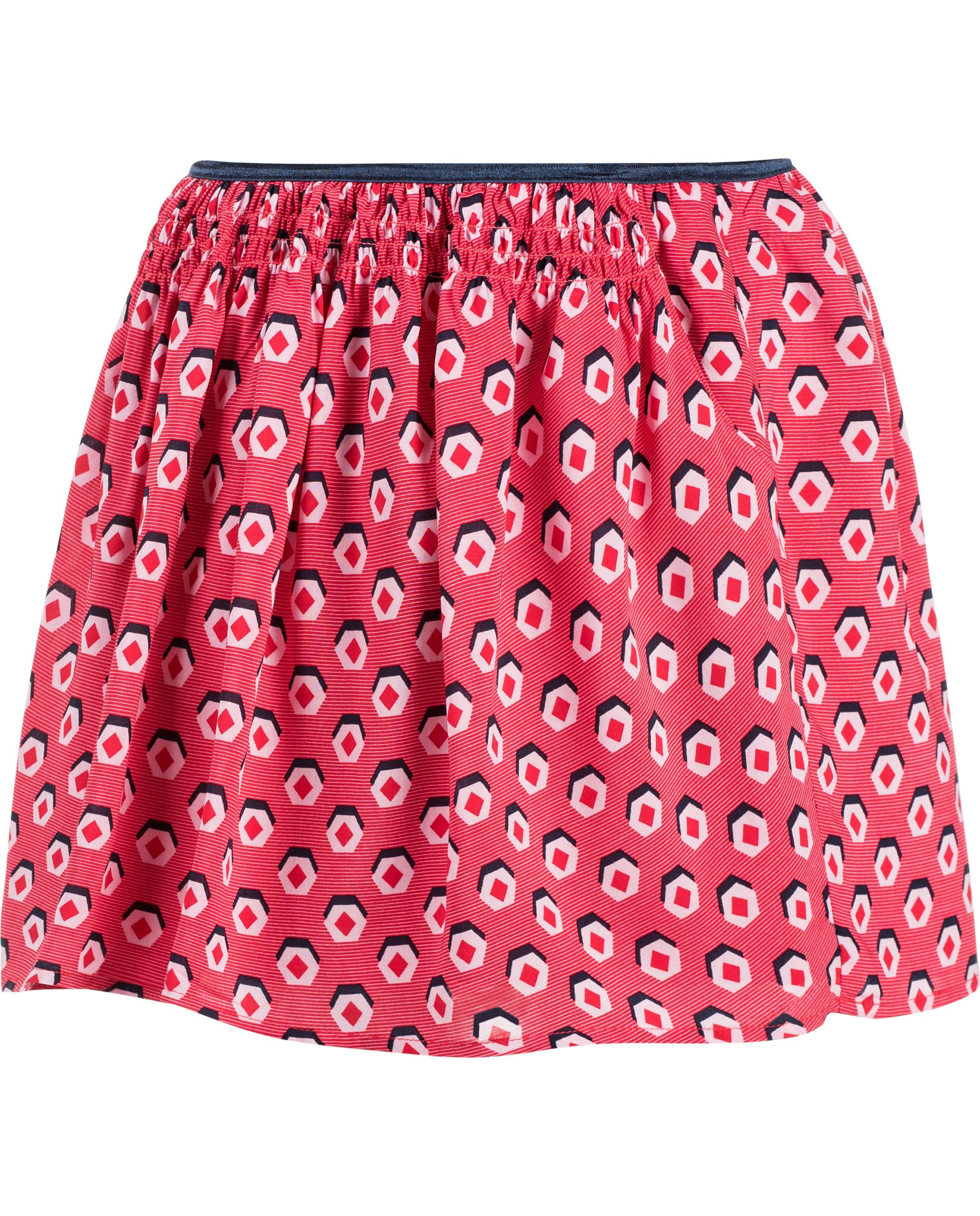 Rokken - Rode rok met print