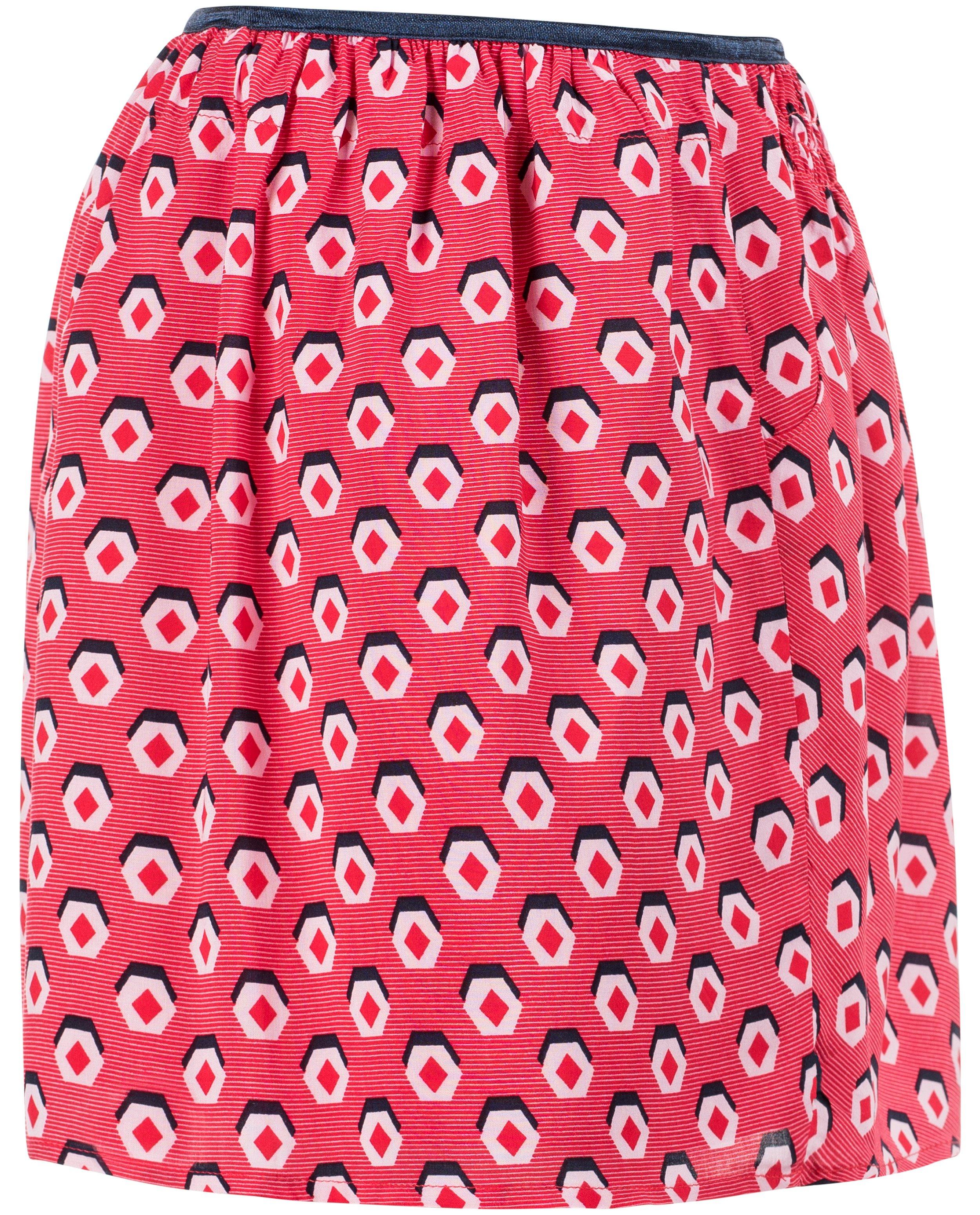 Rokken - Rode rok met print
