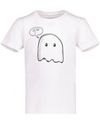 T-shirts - Wit T-shirt met spookje