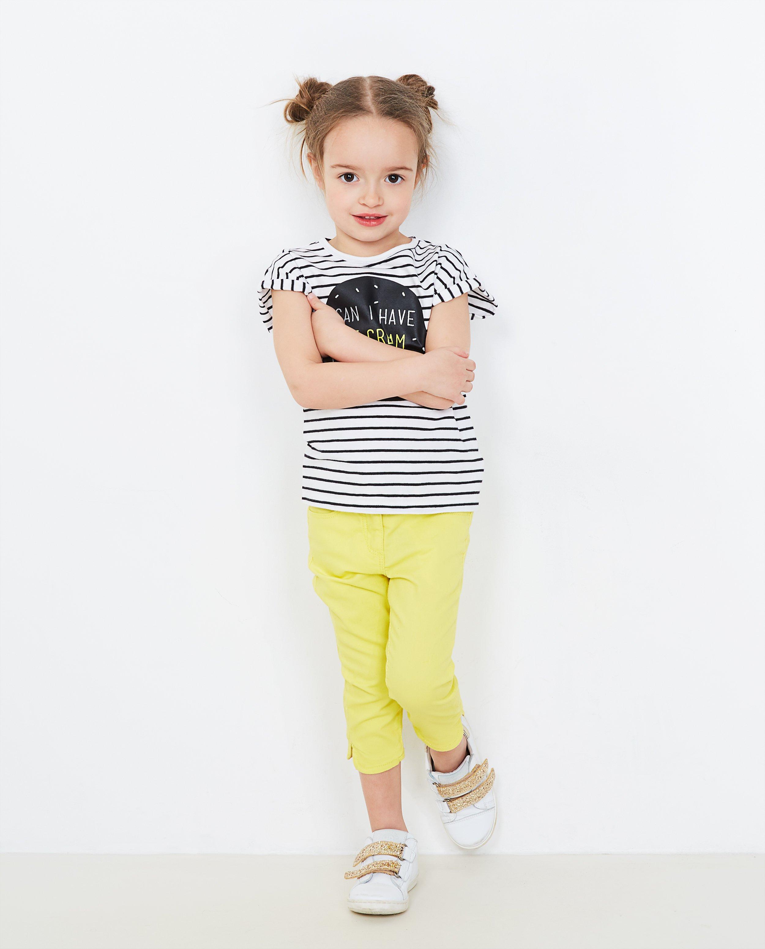 Gestreept T-shirt - met tekstballonprint - JBC