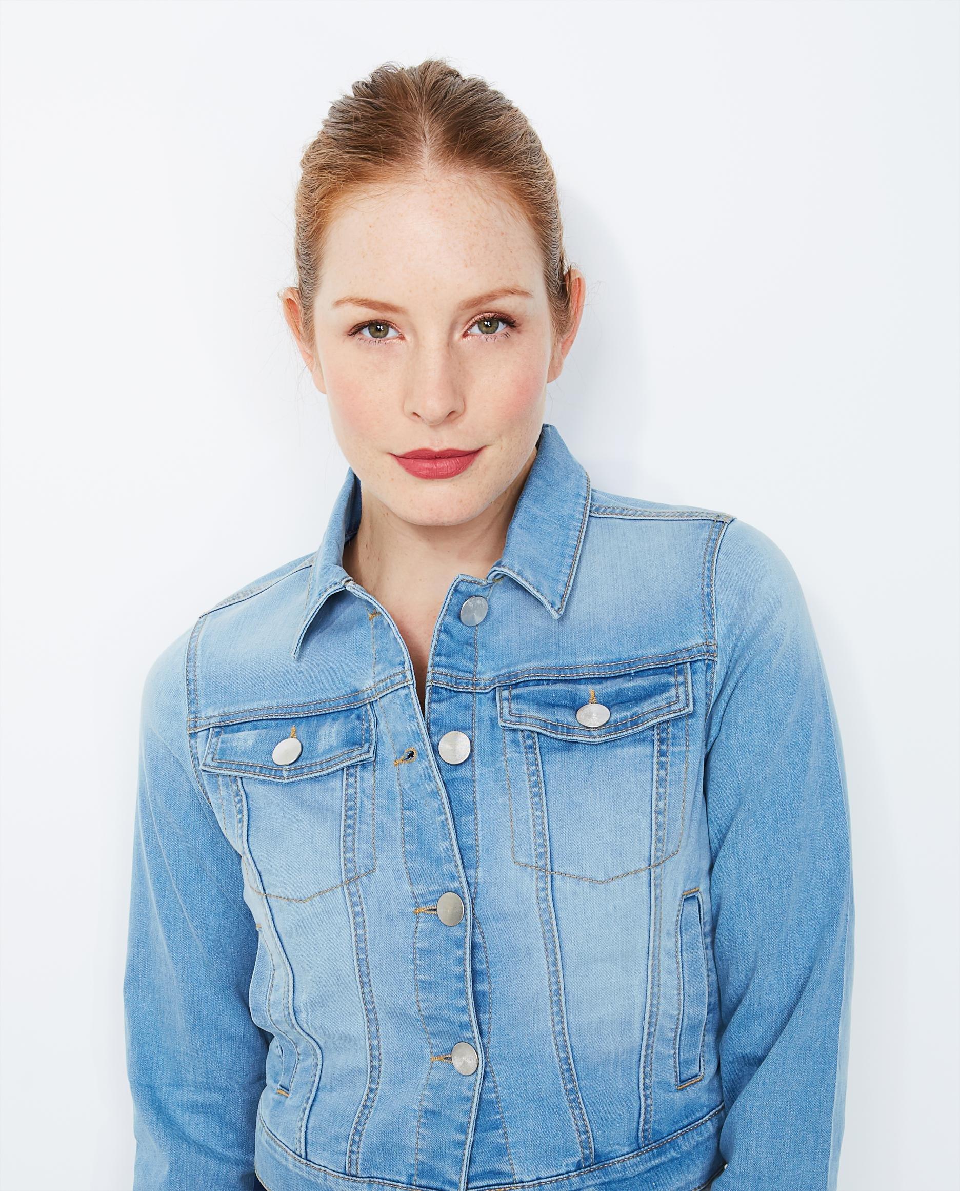 Blazers - Veste en jeans bleu ciel