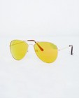 Pilotenbril - met gele spiegelglazen - JBC