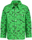 Chemises - Chemise verte à imprimé