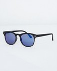 Zwarte zonnebril - met blauwe glazen - JBC