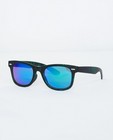 Zwarte zonnebril - met tropische print - JBC