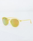 Transparante zonnebril - in geel - JBC