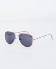 Roze pilotenbril - met grijze glazen - JBC