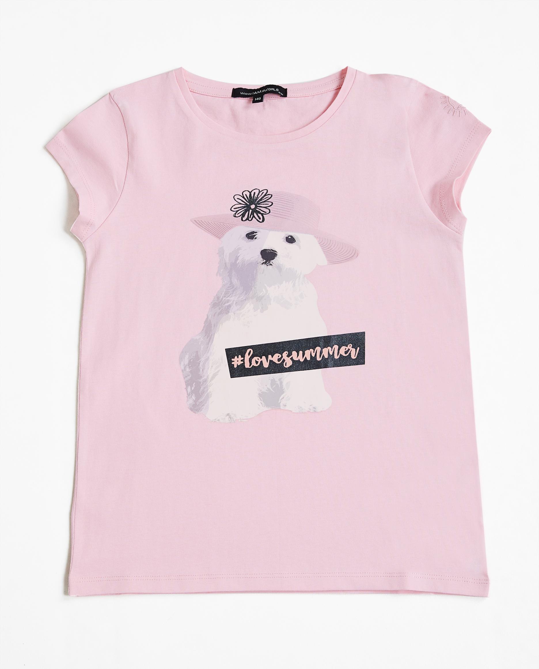 T-shirts - T-shirt met hondenprint