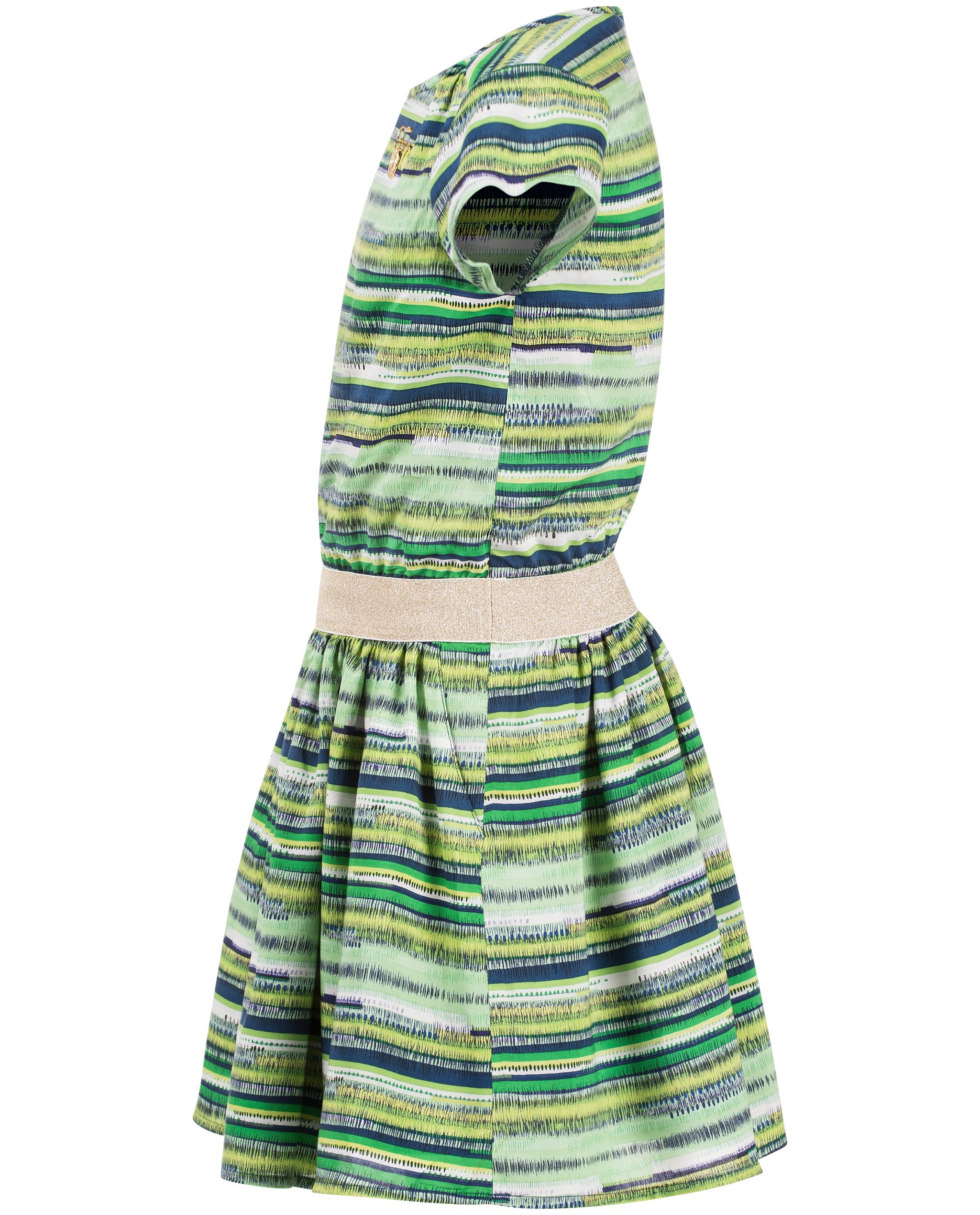 Kleedjes - Groene gestreepte jurk