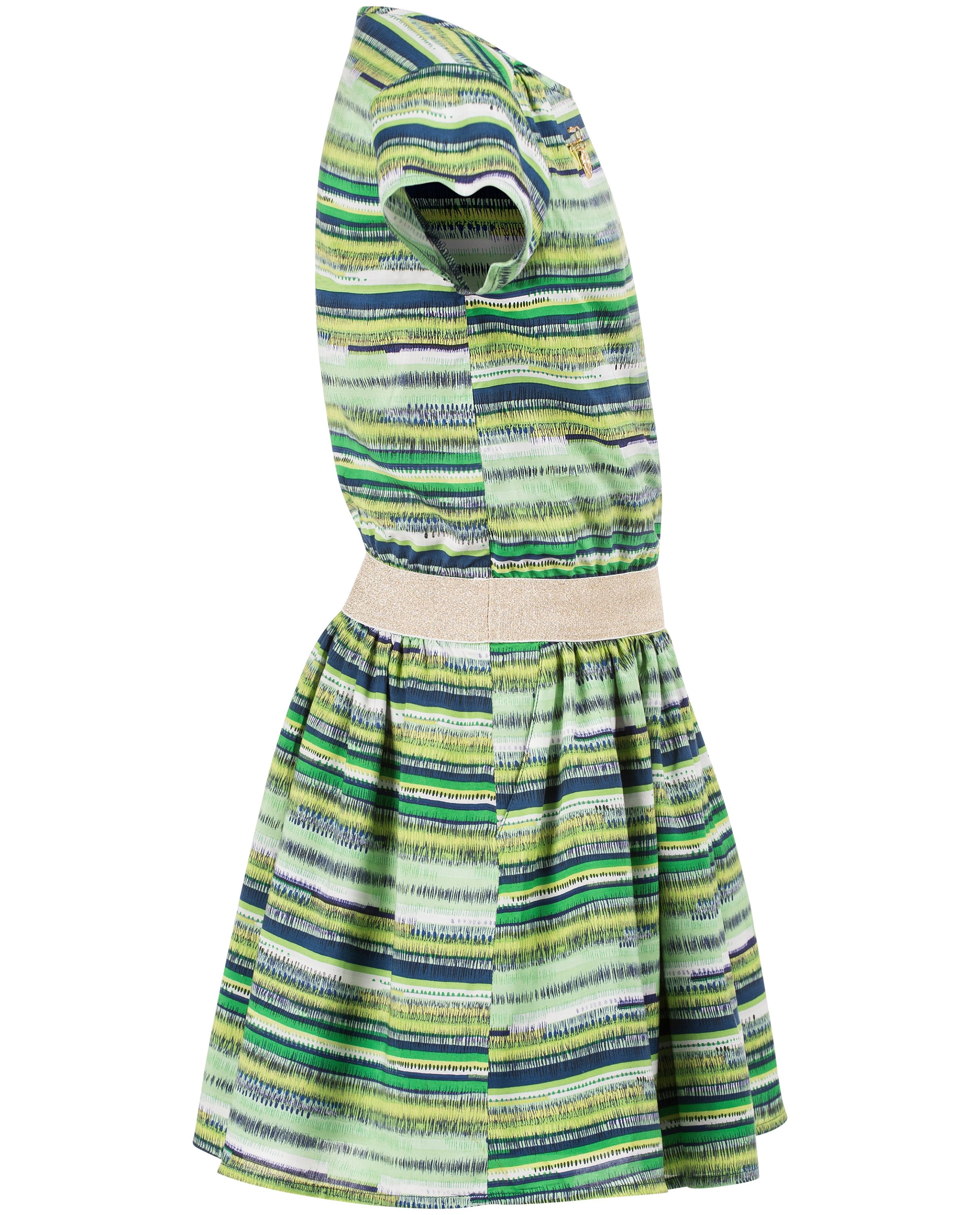 Kleedjes - Groene gestreepte jurk
