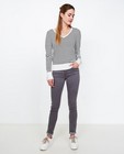 Jeans skinny gris FAYE - avec un peu de stretch - JBC