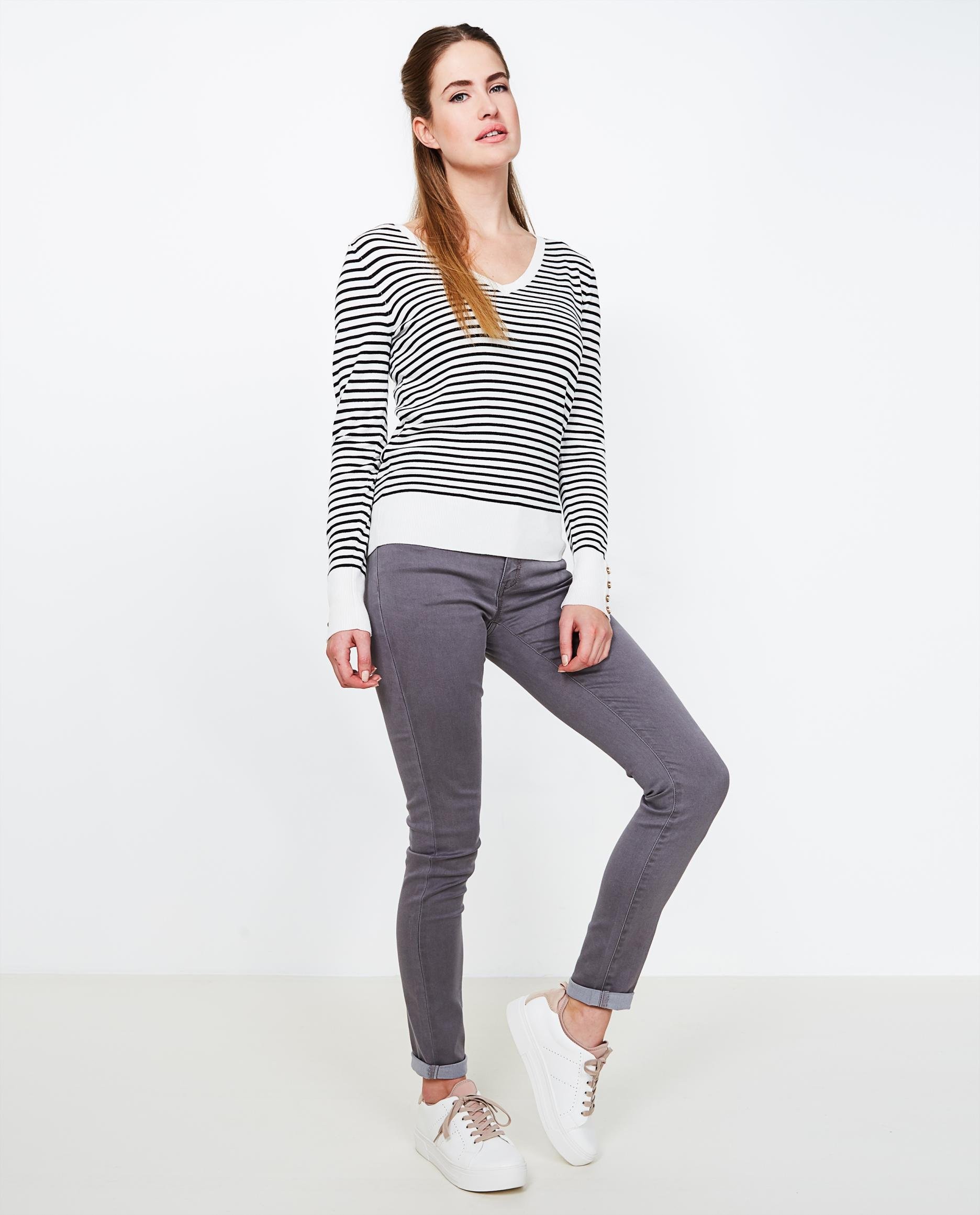 Jeans - Grijze skinny jeans FAYE