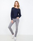 Jeans skinny gris - avec un look délavé - JBC