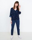 Hemden - Nachtblauwe blouse