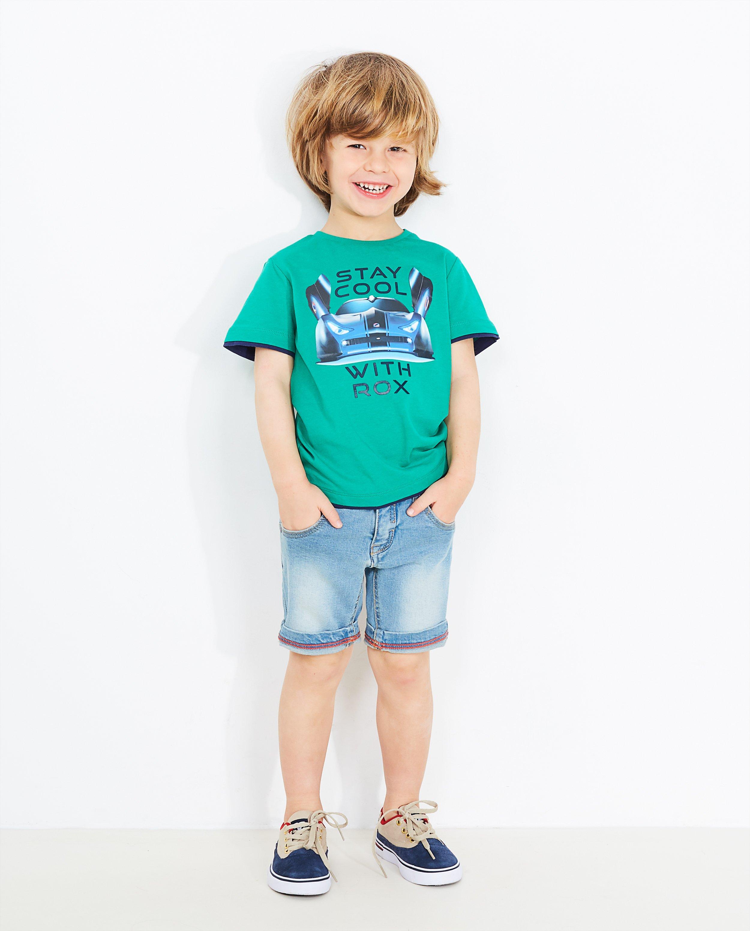 Smaragdgroen T-shirt - Product Detail - khaki - afbeelding nummer 1