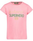 T-shirts - Roze T-shirt met glitter